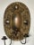 Metal Early American 19th Century Hammered Brass Double Arm Wall Sconces - Set of 2 For Sale - Image 7 of 12