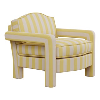 Citron Elio Lounge Chair by Ceraudo For Sale