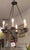 Rustic Unusual Italian Country Wrought Iron Six Light Chandelier For Sale - Image 3 of 3