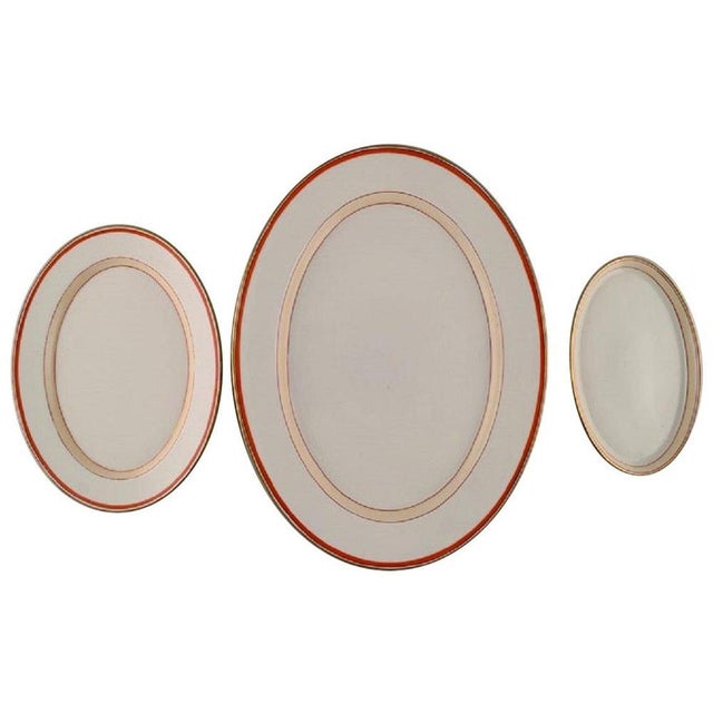 Ceramic The Spanish Pattern Tray and Dishes Christian Joachim for Royal Copenhagen, Set of 3 For Sale - Image 7 of 7
