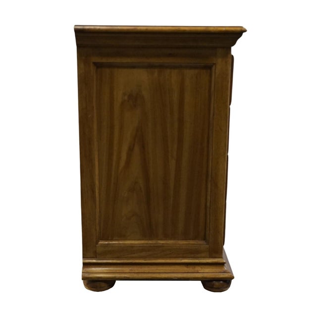 Late 20th Century Drexel Heritage Chartwell Collection Rustic European 69" Triple Door Dresser For Sale - Image 15 of 16