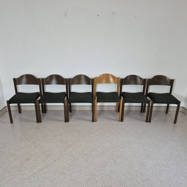 Wood Vintage Wood Dining Chair from Hiller, Germany, 1970s For Sale - Image 7 of 11