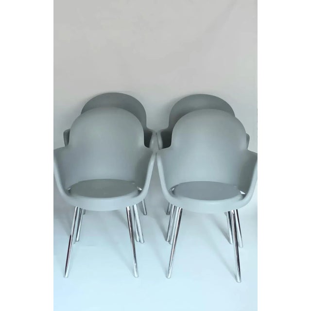 Model Gogo Chairs by Marcello Ziliani for Sintesi, 1980s, Set of 4 For Sale - Image 3 of 7