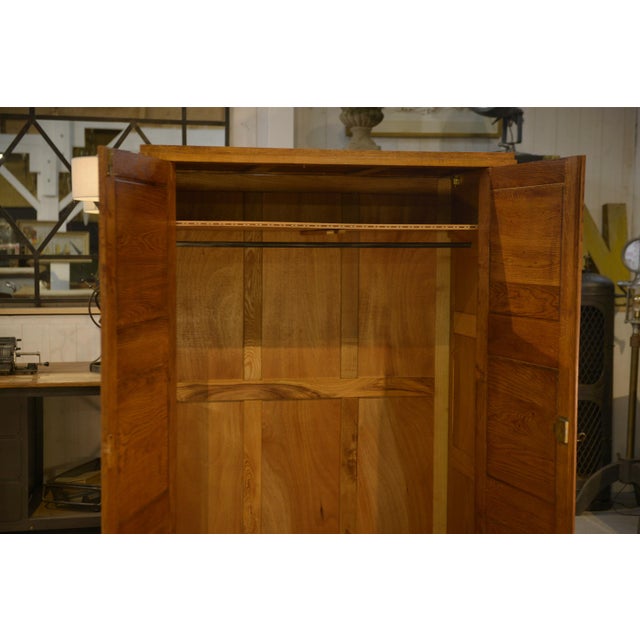 Brutalist Oak Wardrobe, 1940s For Sale - Image 6 of 10