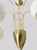 1970s Brass and Opaline Glass 5-Light Chandelier from Honsel Leuchten, Germany, 1970s For Sale - Image 5 of 18