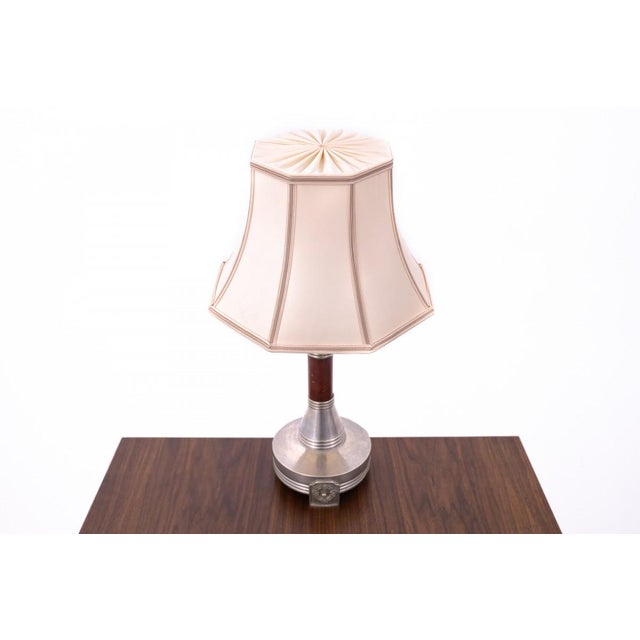 Table Lamp with Lampshade, Western Europe, 1950s, in Flawless conditions. Designed 1950 to 1959 European Plug (up to...