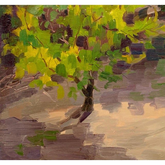 1960s Original Impressionist Oil Painting, Ukrainian Art 1960s 56-60 For Sale - Image 5 of 6