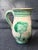 Beige Vintage Painted Italian Folk Art Stoneware Pitcher Jug For Sale - Image 8 of 15