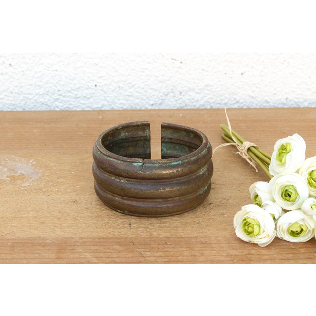 Late 19th Century Antique Solid Brass African Merchants Currency For Sale - Image 5 of 6