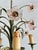 Italian Pink Glass Floral Chandelier with Gilt Tole Leaves from Banci Firenze, 1970s For Sale - Image 13 of 16