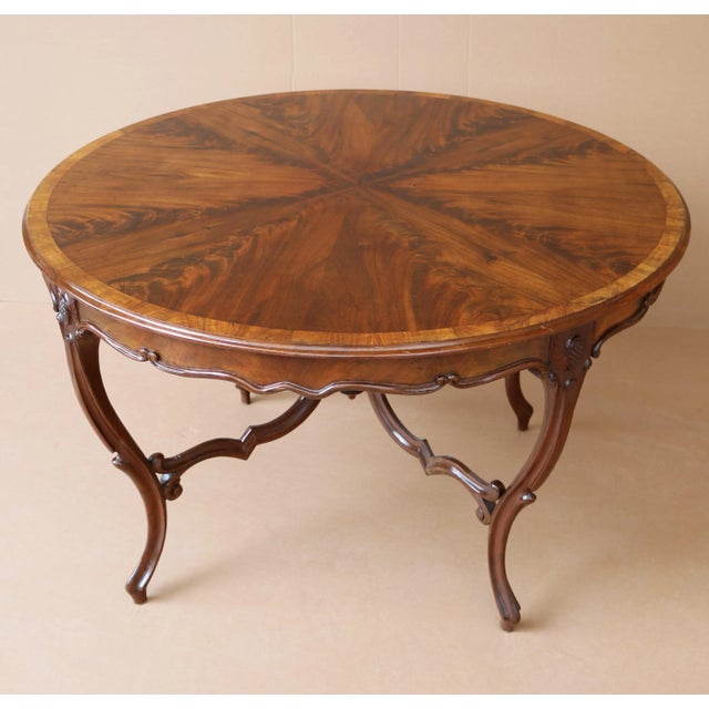 Louis Philippe Style Dining Table For Sale - Image 6 of 10