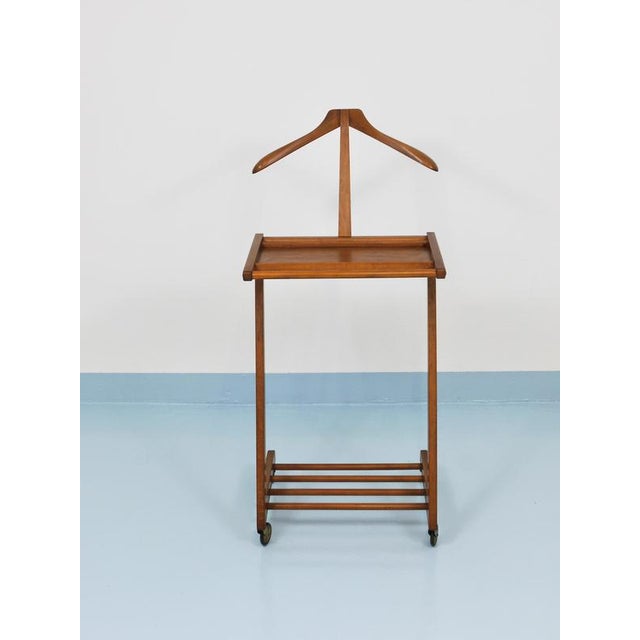 Brown Mid-Century Modern Zigzag Clothing Valet from Opal, Germany, 1950s For Sale - Image 8 of 17