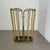 Bauhaus Hollywood Regency Brass and Bamboo Umbrella Stand in the style of Auböck, Austria, 1950s For Sale - Image 3 of 18