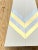 Vintage Boho Chevron Brass and Chrome Faux Fireplace For Sale - Image 9 of 10