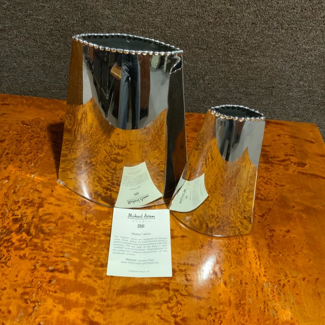 Michael Aram Molten Series Vase For Sale - Image 9 of 12