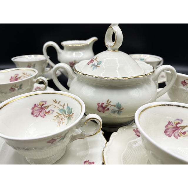 Bavaria Coffee Service from Schirnding Porzellan, Set of 14 For Sale - Image 4 of 10