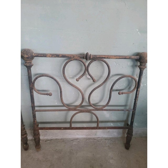 Wrought Iron Headboards, 1950s, Set of 2 For Sale - Image 6 of 10