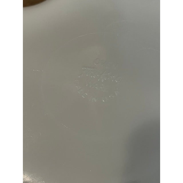 Anchor Hocking Vintage Relish Dish Made by Fire-King (Anchor Hocking) From White Milk Glass. For Sale - Image 4 of 4