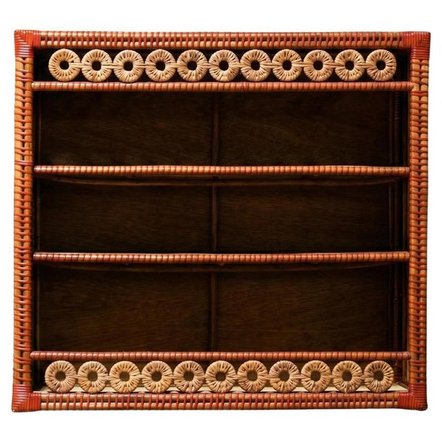 Bridget Low Cabinet in Natural Rattan by Popus Editions For Sale - Image 4 of 4