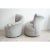 Vintage 1930s Grosfeld House Club Chairs \\Art Deco Moderne\\ Scroll-Back\\ Newly Re-Upholstered in the same color and...