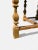 Wood 1960s Large 82" Round Italian Inlaid Rouge & Carrera Marble & Carved Gilt Wood Center Table Perfect for Hotel Lobby For Sale - Image 7 of 7