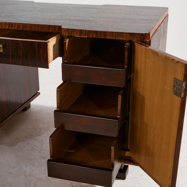 1940s Art Deco Desk, 1940s For Sale - Image 5 of 18