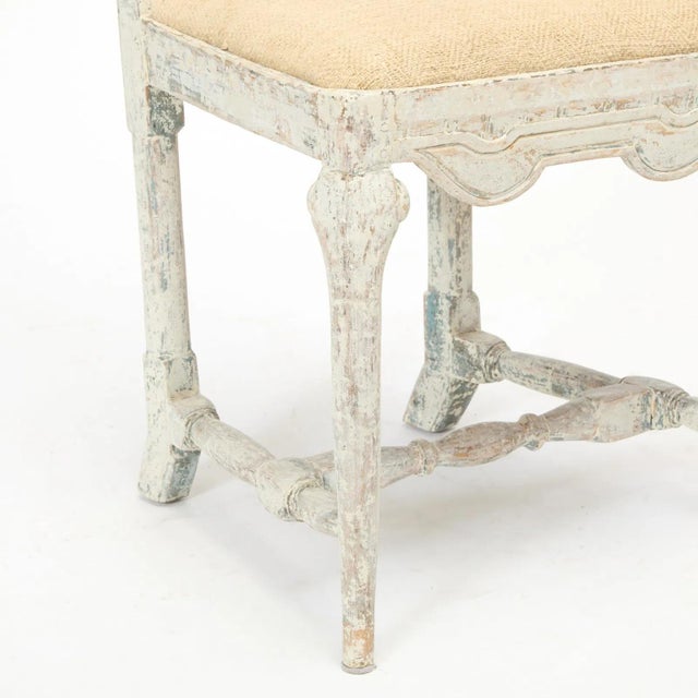 18th Century Swedish Rococo Side Chairs - Set of 2 For Sale In New York - Image 6 of 7
