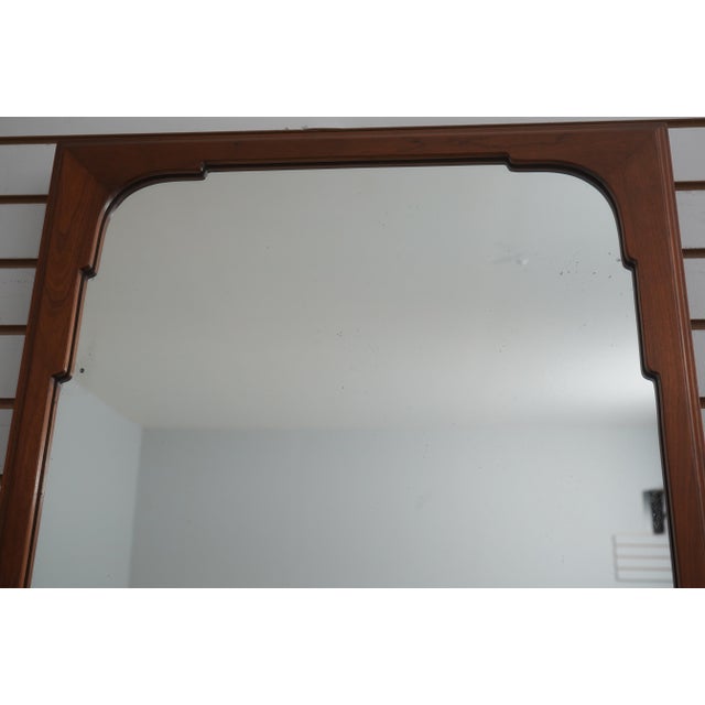 Stickley Attributed Cherry Hanging Wall Mirror For Sale - Image 4 of 8