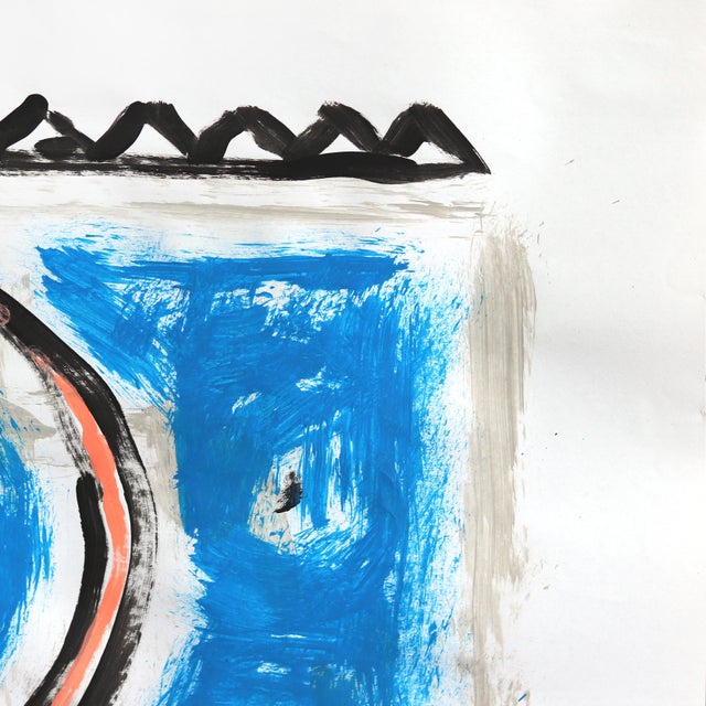 Pop Art Blue Twirl - Original Vibrant Figurative Ballerina Pop Art Painting by Gary John For Sale - Image 3 of 7