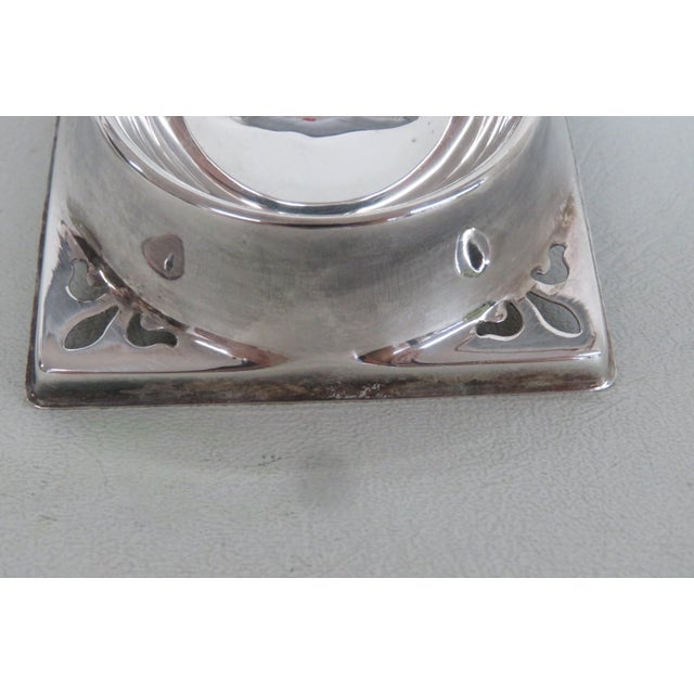 1920s Tea Strainer With Drip Stand Epns Silver Plate - 2 pcs For Sale - Image 9 of 13