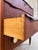 Brown Danish Teak Chest of Drawers with Wooden and Brass Handles For Sale - Image 8 of 11