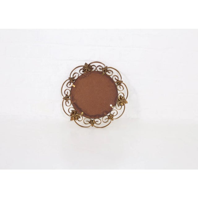 Metal Sun Mirror, 1960s For Sale - Image 7 of 8