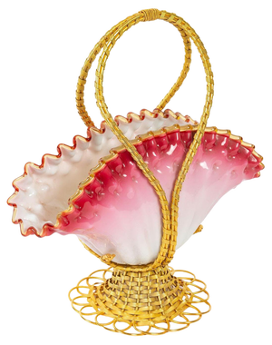 Napoleon III Opaline Bowl, 1800s
