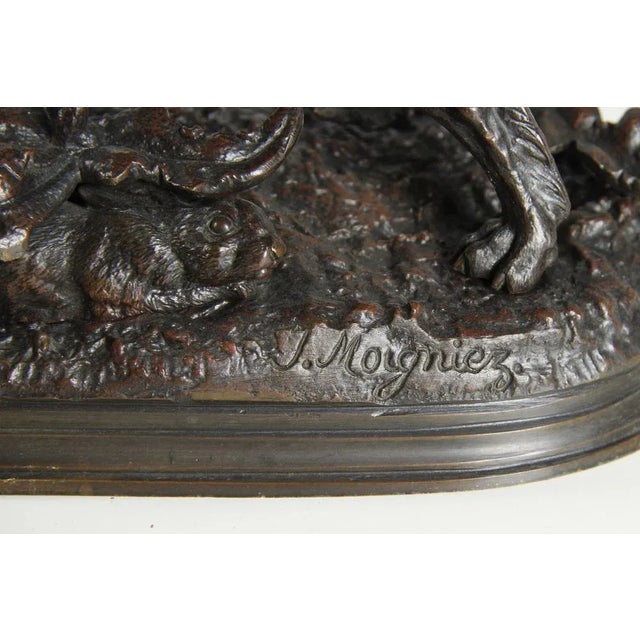 Brown Bronze Hunting Dog from Jules Moigniez For Sale - Image 8 of 11