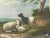 Antique Belgian Sheep Paintings Pair, Franz Van Severdonck Oil on Panel Pastoral Farm Scenes For Sale - Image 11 of 18