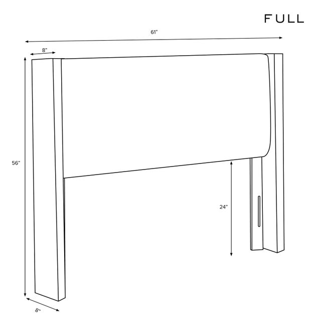 Red from Scalamandre crafted by Cloth & Company Hudson Full Headboard, Sky Blue Animal Print For Sale In Chicago - Image 6 of 7