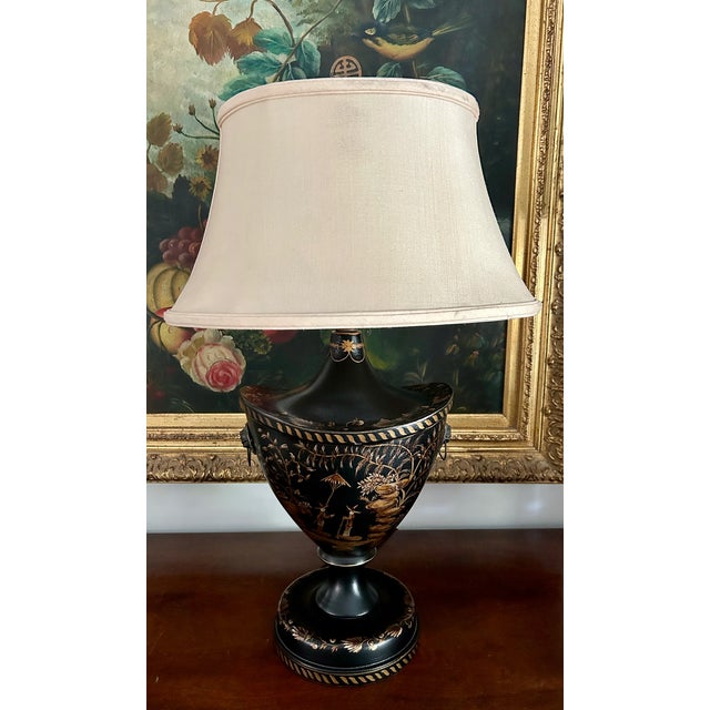 Chinoiserie Chestnut Urn Lamp For Sale In Kansas City - Image 6 of 6