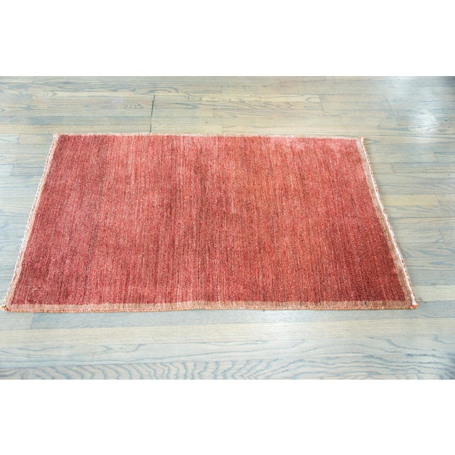 Vintage Tibetan Hand-Knotted Rug For Sale - Image 4 of 14