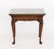 George II Walnut Side Table, rectangular top with single frieze drawer above cabriole legs on pad feet. 28.5" H x 31.5" W...