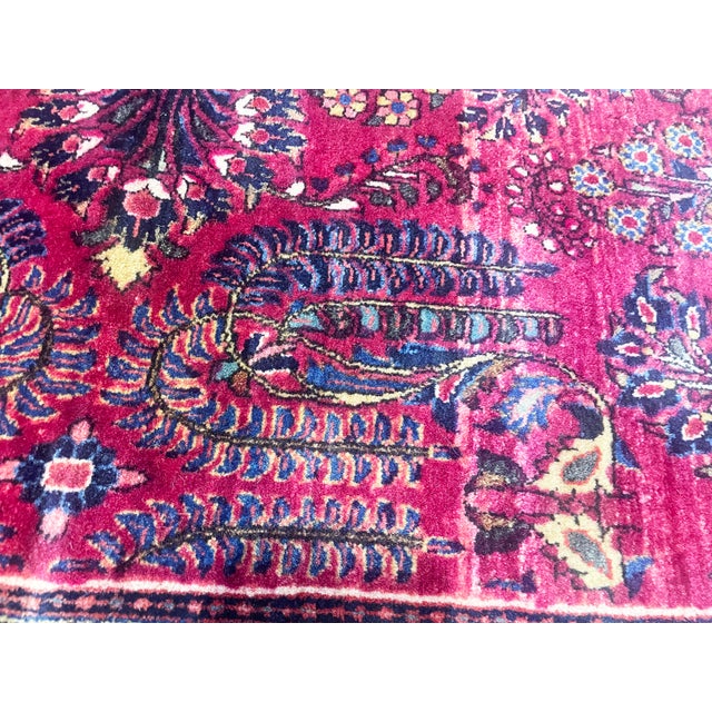 Early 20th Century Antique Persian Sarouk Rug For Sale - Image 5 of 10