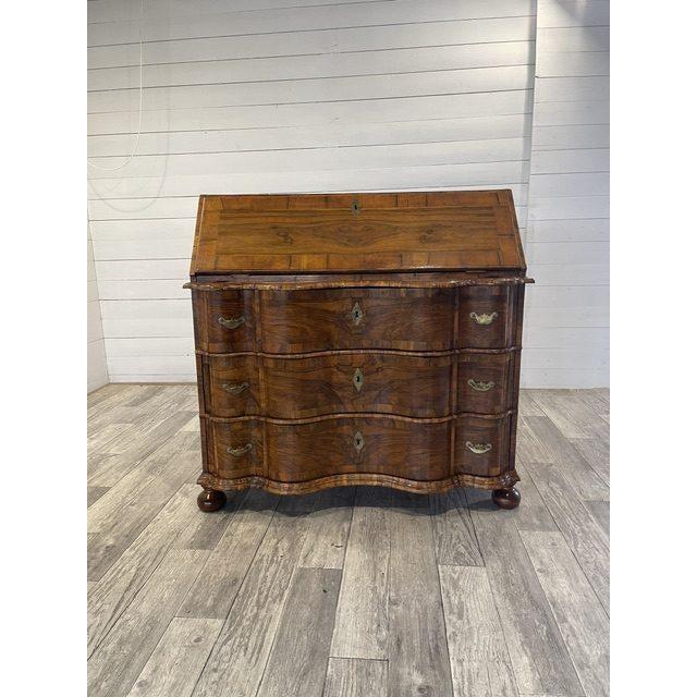 Double Curved Barok Tabernakel Secretaire, German, 1750 For Sale - Image 5 of 18
