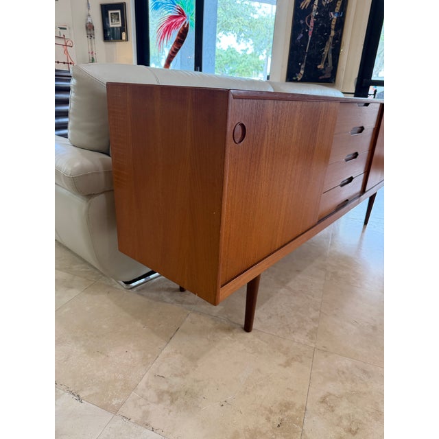 Wood Alf Aarseth for Gustav Bahus Mid-Century Norwegian Teak Sideboard Credenza For Sale - Image 7 of 12