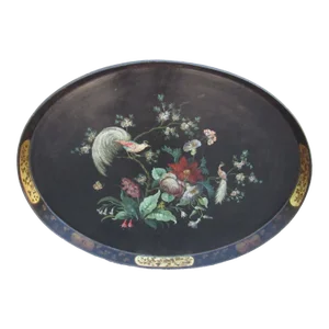 19th. Century English Papier Mache Tray