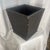 Boho Chic Faux Bamboo and Wicker Waste Basket For Sale - Image 3 of 6