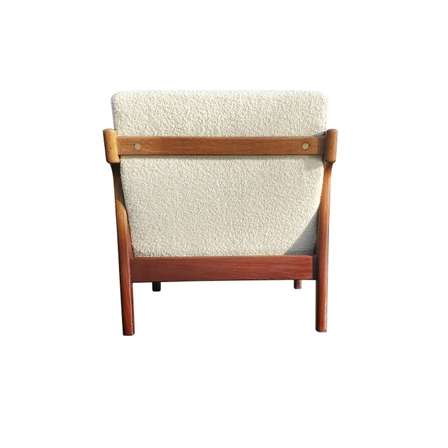 Pair of Ib Kofod-Larsen Wenge Lounge Chairs for the Megiddo Collection For Sale In Charlotte - Image 6 of 12