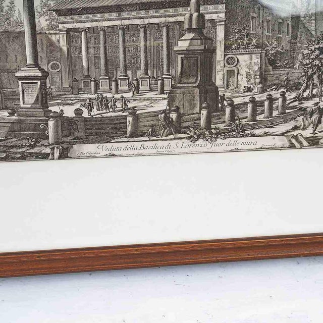Historical Engraving of St. Louis Lawrence by Giovanni Battista Piranesi