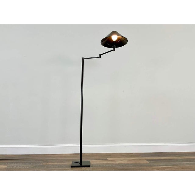 Mid 20th Century French Pour La Galerie "Ambra" Floor Lamp For Sale In Providence - Image 6 of 8