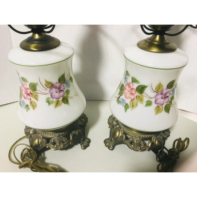 Mid Century Hurricane Lamps- A Pair For Sale In West Palm - Image 6 of 11