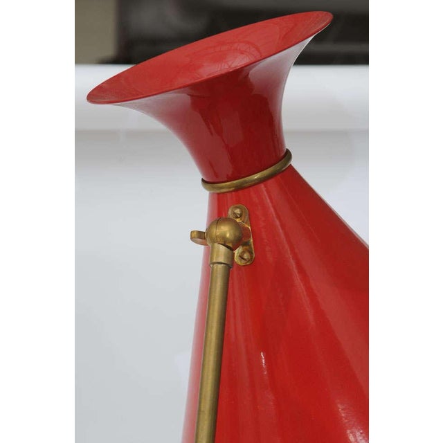 Original Stilnovo Italian Brass Floor Lamp For Sale - Image 9 of 9