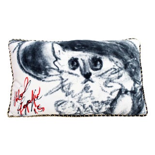 Karl Lagerfeld Choupette Cushion, 2015 For Sale